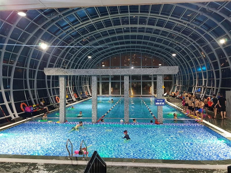 Khám phá những bể bơi dành cho trẻ em ấn tượng nhất tại Hà Nội